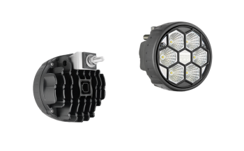Lampa robocza z diodami LED, uchwytem tylnym i wbudowanym złączem Deutsch DT04-2P