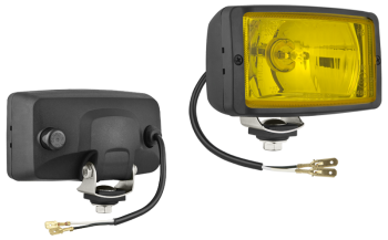 Drogowy reflektor halogenowy - żółty