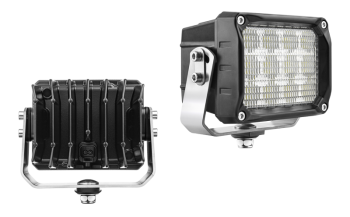 Lampa robocza z diodami LED, uchwytem dolnym i wbudowanym złączem Deutsch DT04-2P