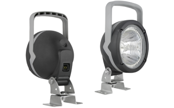 Halogenowa lampa robocza z wbudowanym złączem AMP Faston