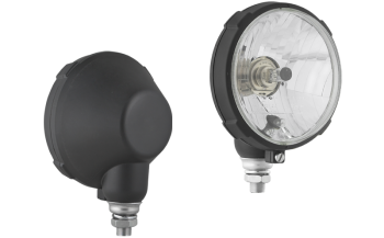 Reflektor przedni typu H4/R2 w obudowie z tworzywa - stojący (światła: mijania, drogowe, pozycyjne)