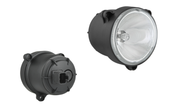 Drogowy reflektor halogenowy (umocowanie pod 3 śruby) z wbudowanym złączem Deutsch DT04-2P