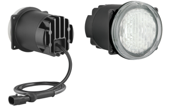 Lampa robocza z diodami LED, przewodem i złączem AMP SuperSeal (umocowanie pod 4 śruby)