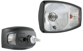 Reflektor przedni typu H4 ze złączem DT04-6P - lewy