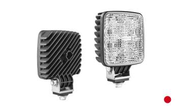 Lampa robocza z diodami LED i wbudowanym złączem Deutsch DT04-2P - światło czerwone