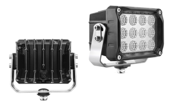 Lampa robocza z diodami LED, uchwytem dolnym i wbudowanym złączem Deutsch DT04-2P