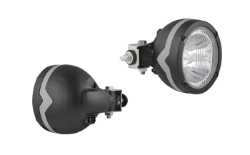 Halogenowa lampa robocza z bocznym umocowaniem i wbudowanym złączem AMP Faston