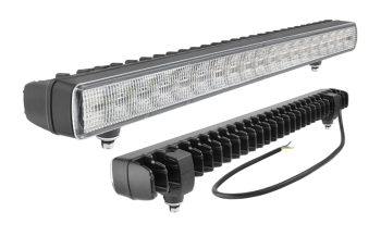 Lampa robocza z diodami LED, światłem pozycyjnym i uchwytem dolnym
