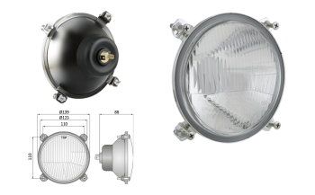 Reflektor przedni typu R2 - ruch prawostronny (światła: mijania, drogowe)