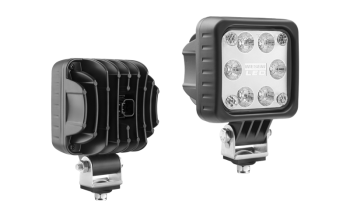 Lampa robocza z diodami LED i wbudowanym złączem Deutsch DT04-2P - niebieska