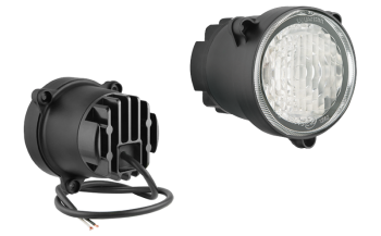 Przeciwmgłowy (przeciwmgielny) reflektor z diodami LED i przewodem (umocowanie pod 3 śruby)