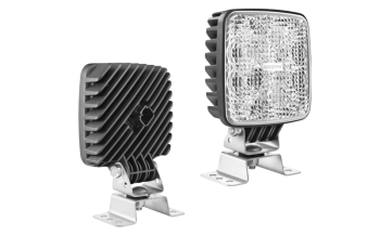 Lampa robocza z diodami LED, uchwytem omega i wbudowanym złączem Deutsch DT04-2P