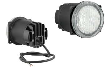 Lampa do jazdy dziennej z diodami LED i przewodem (umocowanie pod 4 śruby)
