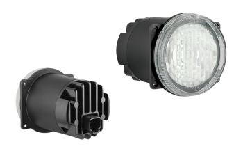 Lampa do jazdy dziennej z diodami LED i wbudowanym złączem Deutsch DT04-2P (umocowanie pod 4 śruby)