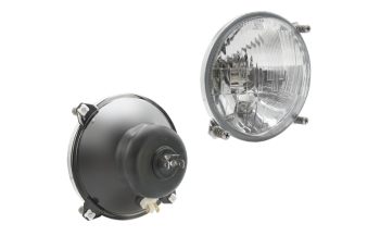 Element optyczny Ø138, typu H4, rozstaw otworów 106x106 (światła: mijania, drogowe, pozycyjne)