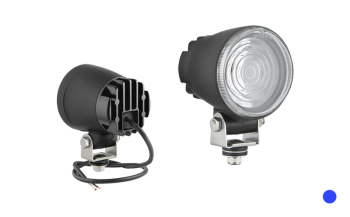 Lampa specjalna z diodami LED i przewodem - niebieska