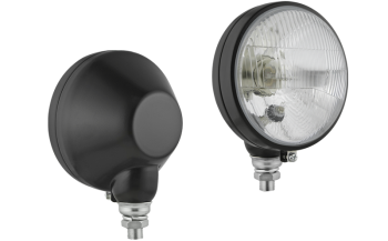 Reflektor przedni typu R2 w obudowie metalowej - stojący (światła: mijania, drogowe, pozycyjne)