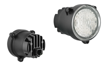 Lampa do jazdy dziennej z diodami LED i wbudowanym złączem Deutsch DT04-2P (umocowanie pod 3 wkręty)