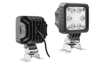 Lampa robocza z diodami LED, uchwytem omega i przewodem