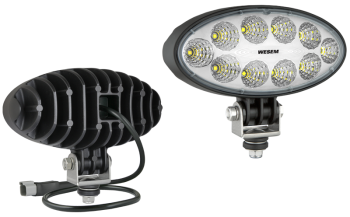 Lampa robocza z diodami LED, przewodem i złączem Deutsch DT04-2P