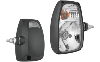 Reflektor przedni typu H4 ze złączem DT04-6P - prawy