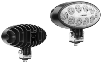 Lampa robocza z diodami LED i wbudowanym złączem AMP SuperSeal