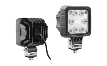 Lampa robocza z diodami LED i przewodem - niebieska