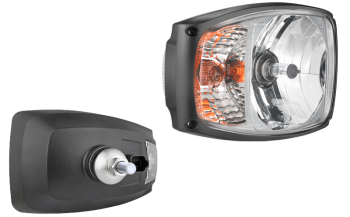 Reflektor przedni typu H4 ze złączem DT04-6P - prawy