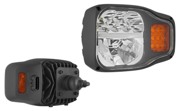 Reflektor przedni z diodami LED, uchwytem tylnym i wbudowanym złączem AMP SuperSeal - lewy