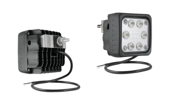 Lampa robocza z diodami LED, uchwytem tylnym i przewodem