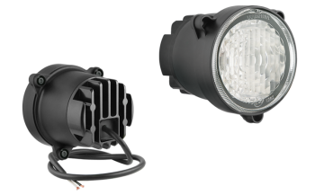 Lampa do jazdy dziennej z diodami LED i przewodem (umocowanie pod 3 wkręty)