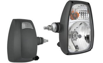 Reflektor przedni typu H4 ze złączem DT04-6P - lewy