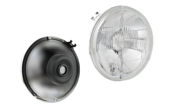 Element optyczny do Fiat 600, typu H4 (światła: mijania, drogowe)