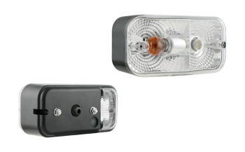 Lampa przednia - prawa (światła: pozycyjne, kierunkowskaz przednio-boczny)