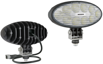Lampa robocza z diodami LED, przewodem i złączem Deutsch DT04-2P