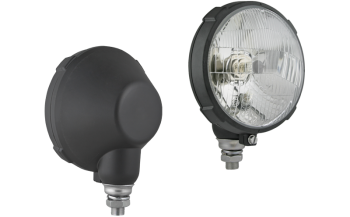 Reflektor przedni typu H4 w obudowie z tworzywa - stojący (światła: mijania, drogowe, pozycyjne)