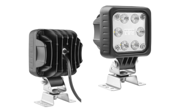 Lampa robocza z diodami LED, uchwytem omega, przewodem i wyłącznikiem