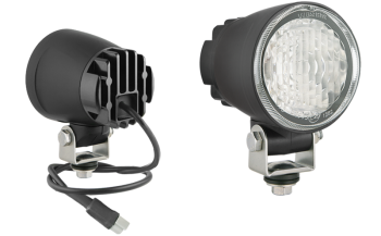 Lampa do jazdy dziennej z diodami LED, przewodem i złączem Deutsch DT04-2P