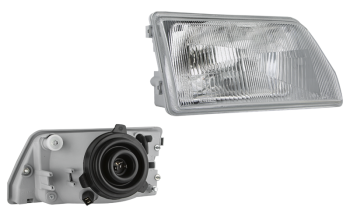 Reflektor przedni do Fiat Cinquecento, typu R2 - prawy, z korektorem ręcznym