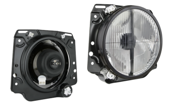 Reflektor przedni do VW Golf 2, typu H4-tuning (światła: mijania, drogowe, pozycyjne)