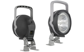 Halogenowa lampa robocza z regulacją światła i wbudowanym złączem AMP Faston