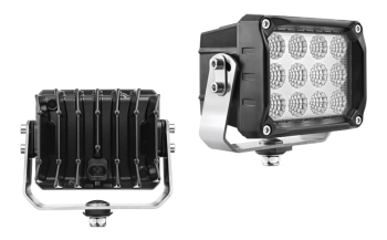 Lampa robocza z diodami LED, uchwytem dolnym i wbudowanym złączem AMP SuperSeal