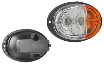 Lampa przednia do zabudowy (światła: pozycyjne, kierunkowskaz przednio-boczny)