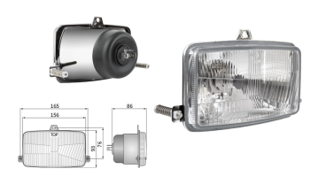 Element optyczny typu H4 (światła: mijania, drogowe)