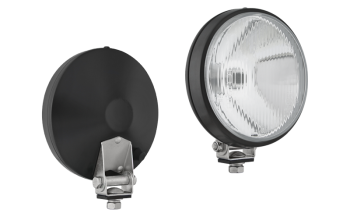 Drogowy reflektor halogenowy w metalowej obudowie