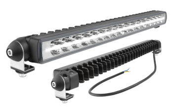 Lampa robocza z diodami LED, światłem pozycyjnym i uchwytem bocznym