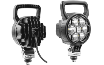 Lampa robocza z diodami LED, przewodem i wyłącznikiem