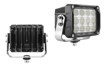 Lampa robocza z diodami LED, uchwytem dolnym i wbudowanym złączem AMP SuperSeal