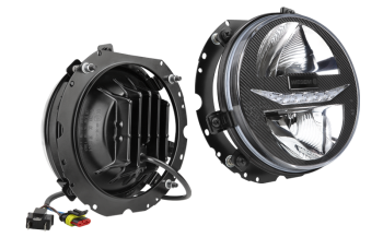 Reflektor przedni z diodami LED do Mercedesa G (światła: mijania, drogowe, pozycyjne, jazdy dziennej)