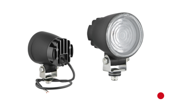 Lampa specjalna z diodami LED i przewodem - czerwona